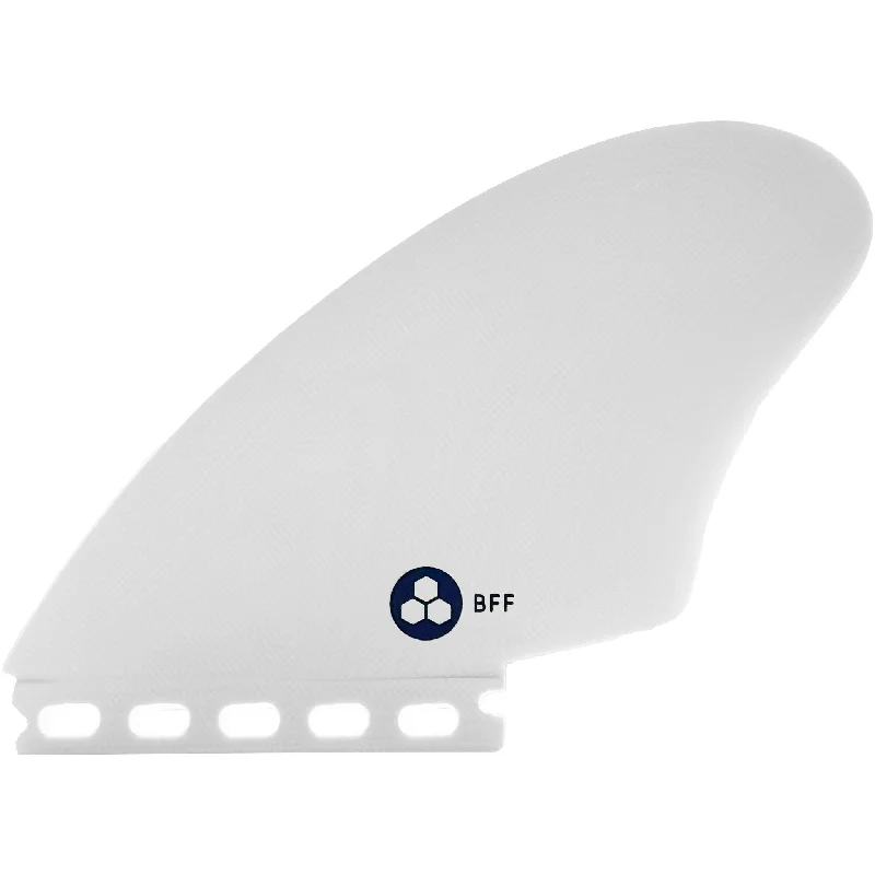 best fins for carving waves-Channel Islands Britt Fish Fin (BFF)-White