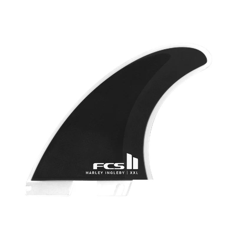 top surfboard fins for all conditions-FCS II Harley PC Quad Fin Set-Black-XX-Large