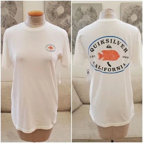 surf leggings for women-Quiksilver Mens Garibaldi Short Sleeve T-Shirt