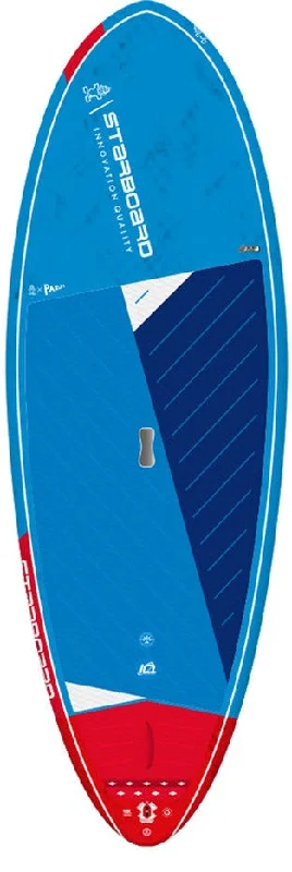 surfboards for intermediate surfers-2023 STARBOARD SUP WEDGE 8'7" x 32" BLUE CARBON SUP BOARD