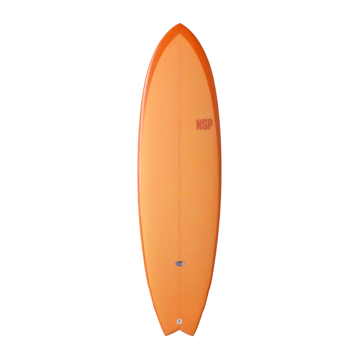 high-performance shortboards-NSP Fighting Fish 6'6" - Terracotta