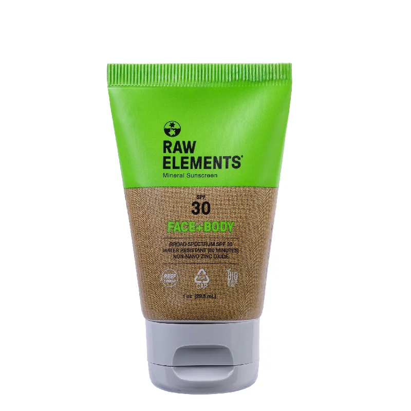 RAW ELEMENTS TRAVEL SIZE NATURAL SUNSCREEN SPF 30+