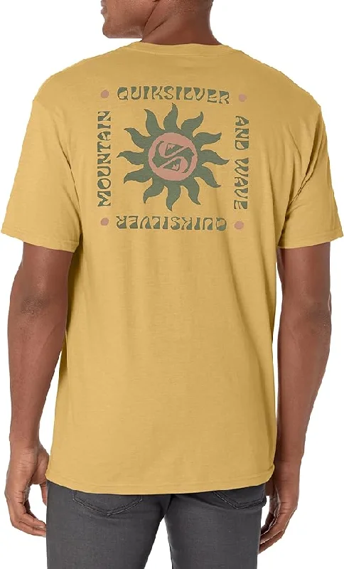 best surf clothing for sunny days-Quiksilver Mens Sunset Ritual Short Sleeve T-Shirt