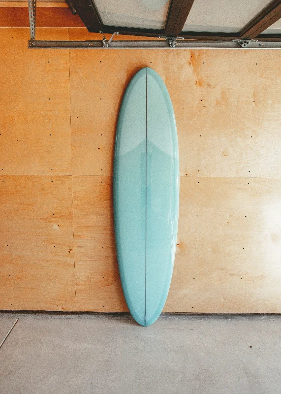 surfboards for comfort and speed-7'0 Incredible Yolk 2+1 in Gatorade Glacier Blue