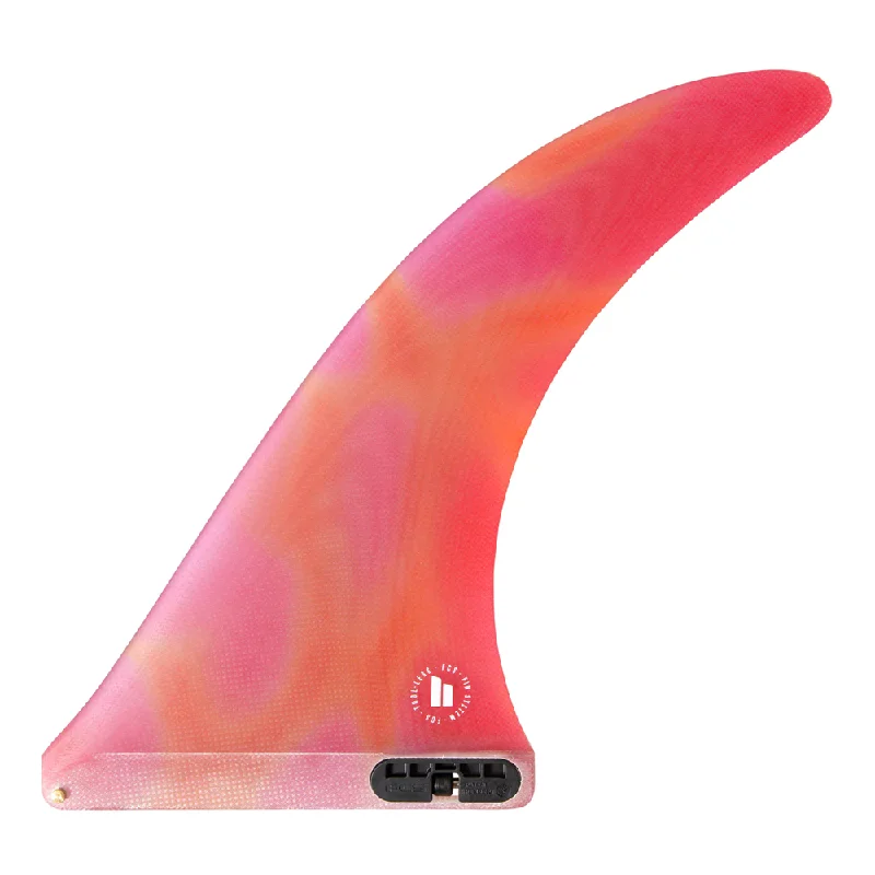 best surfboard fins for stability-FCS II KELIA MONIZ LONGBOARD FIN PG 9.75" - SUNSET GLASS