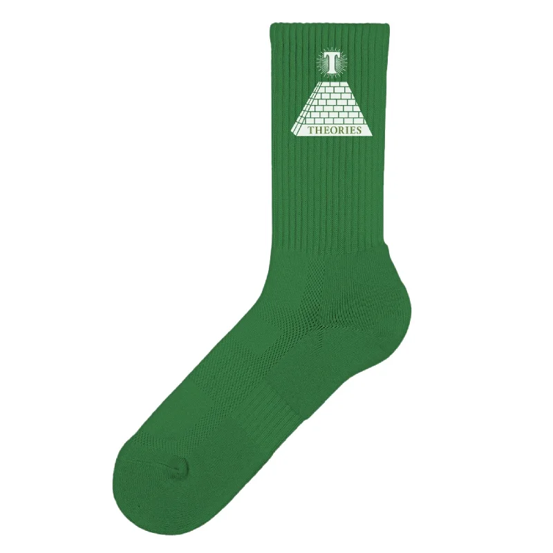 surf leggings for women-THEORIES THEORAMID SOCKS GREEN