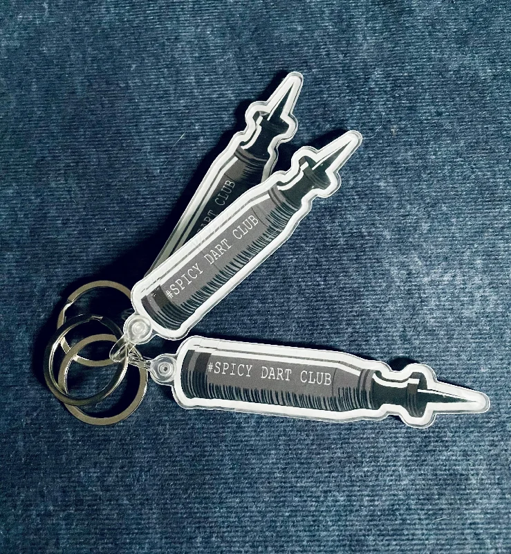 Spicy Dart Club Keychain