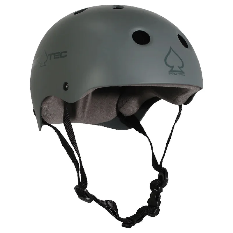 durable surfboards for rocky conditions-Protec Classic Matte Grey Skate Helmet