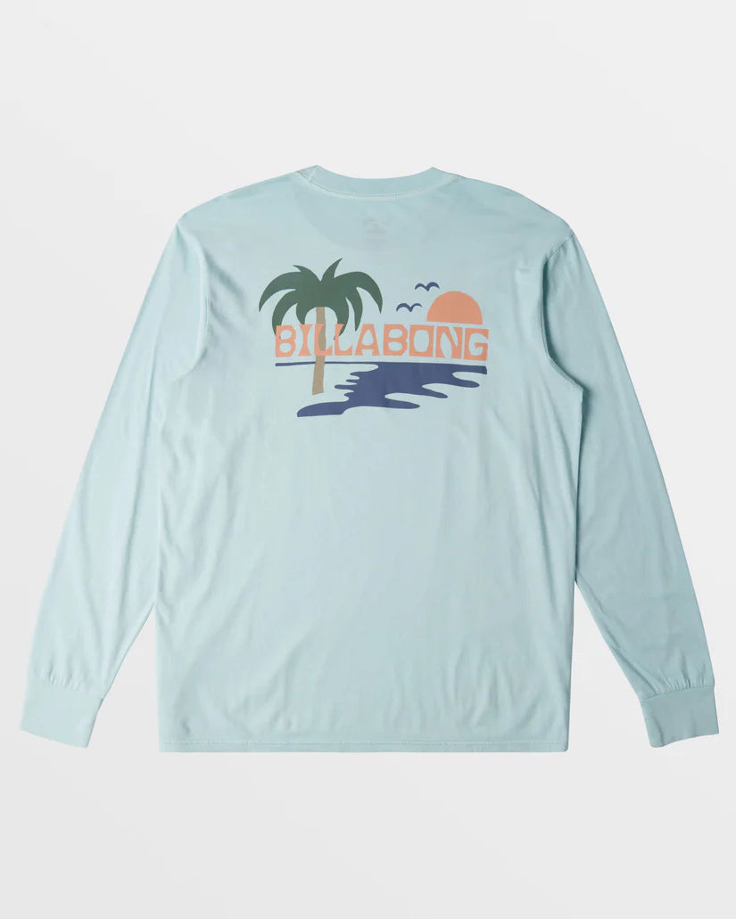 surfing t-shirts for casual wear-Billabong Mens Beach Club Long Sleeve T-Shirt