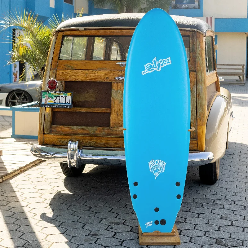 surfboards for big waves-Catch Surf Odysea X Lost RNF 5'11 Soft Surfboard - Blue