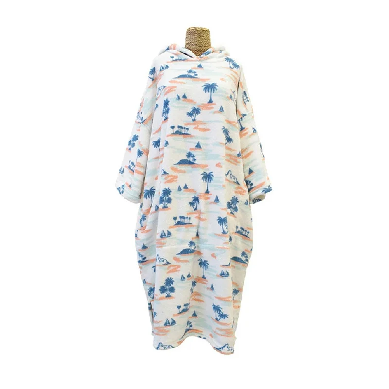 Blocksurf TLS Microfleece Wetsuit Changing Robe/Poncho - Holokai