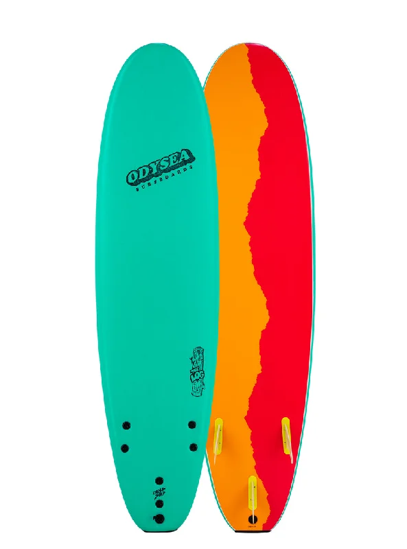 surfboards for fast ocean conditions-Catch Surf Odysea Log 7'0"-Turquoise 24