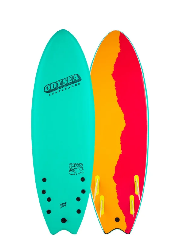 surfboards for casual beach sessions-Catch Surf Odysea Skipper Quad 5'6"-Turquoise 24