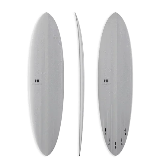 surfboards for larger riders-7'10 THUNDERBOLT MID 6 21 1/4" X 2 3/4" X 50.6L FCS II