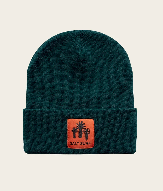 Forest Green Palm Beanie