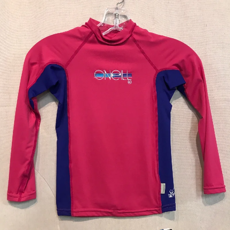 Youth Girls Rashies O'Neill 4176 Skins L/S CrewAX7-Wtrmln/Cobalt/Wtrmln