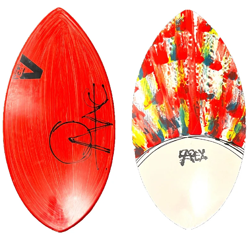 soft-top boards for family surfing-Apex 41" Red Streaks