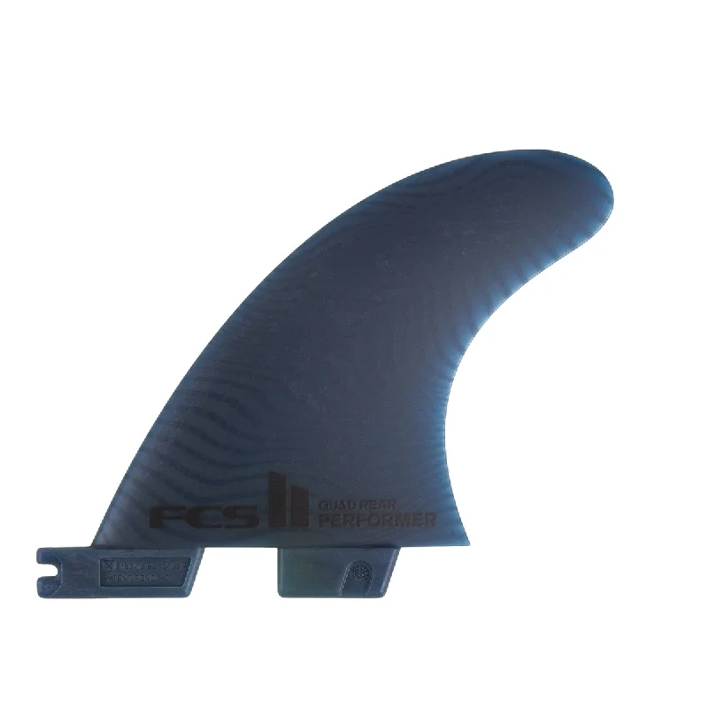 surfboard fins for responsive movements-FCS Performer Eco Neo Glass Quad Rear Fin Set-Pacific-Medium