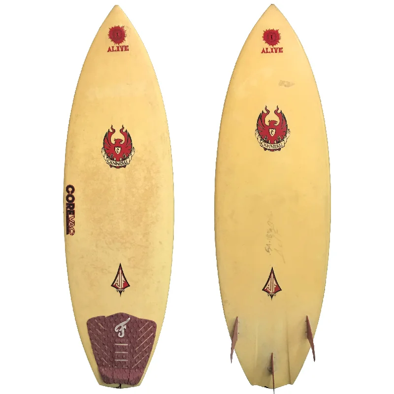 surfboards for aggressive wave carving-Cannibal 5'4 Consignment Surfboard - FCS