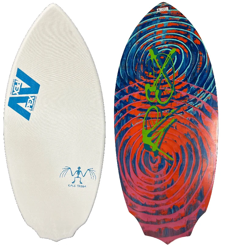 best surfboard for beginners-Apex 52" Kale Batwing E-Glass White