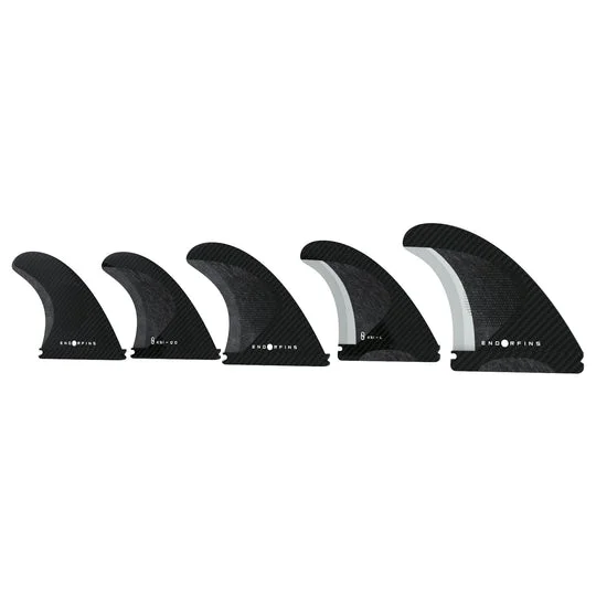 best surfboard fins for small waves-Endorfin Slater KS1 Futures Tri/Quad Fin Set-Black-Large