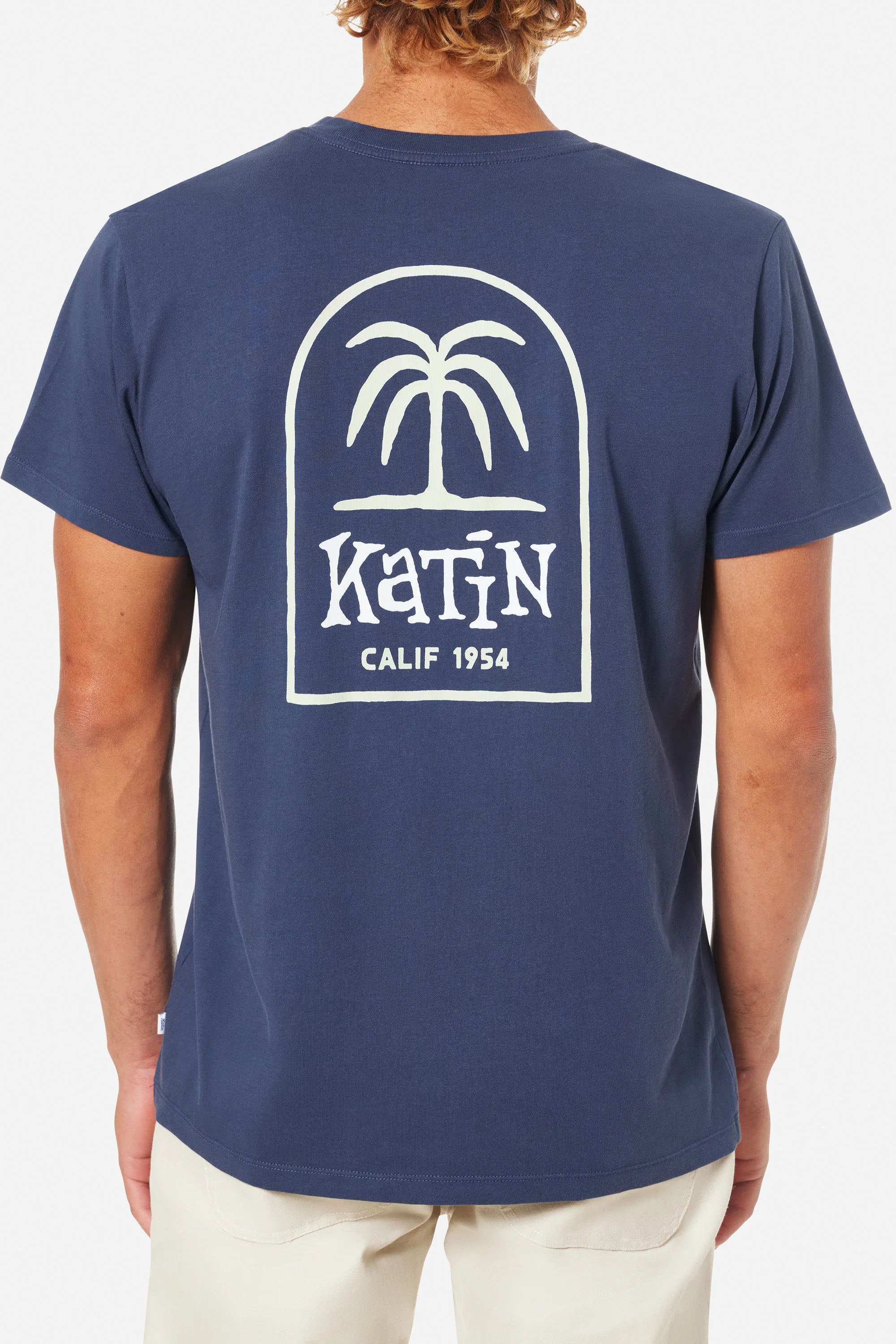 stylish surf gear for women-Katin Mens K-Palm Short Sleeve T-Shirt