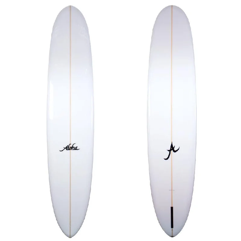 durable surfboards for heavy use-ALOHA PINTAIL NOSE RIDER 9'4" PU CLEAR