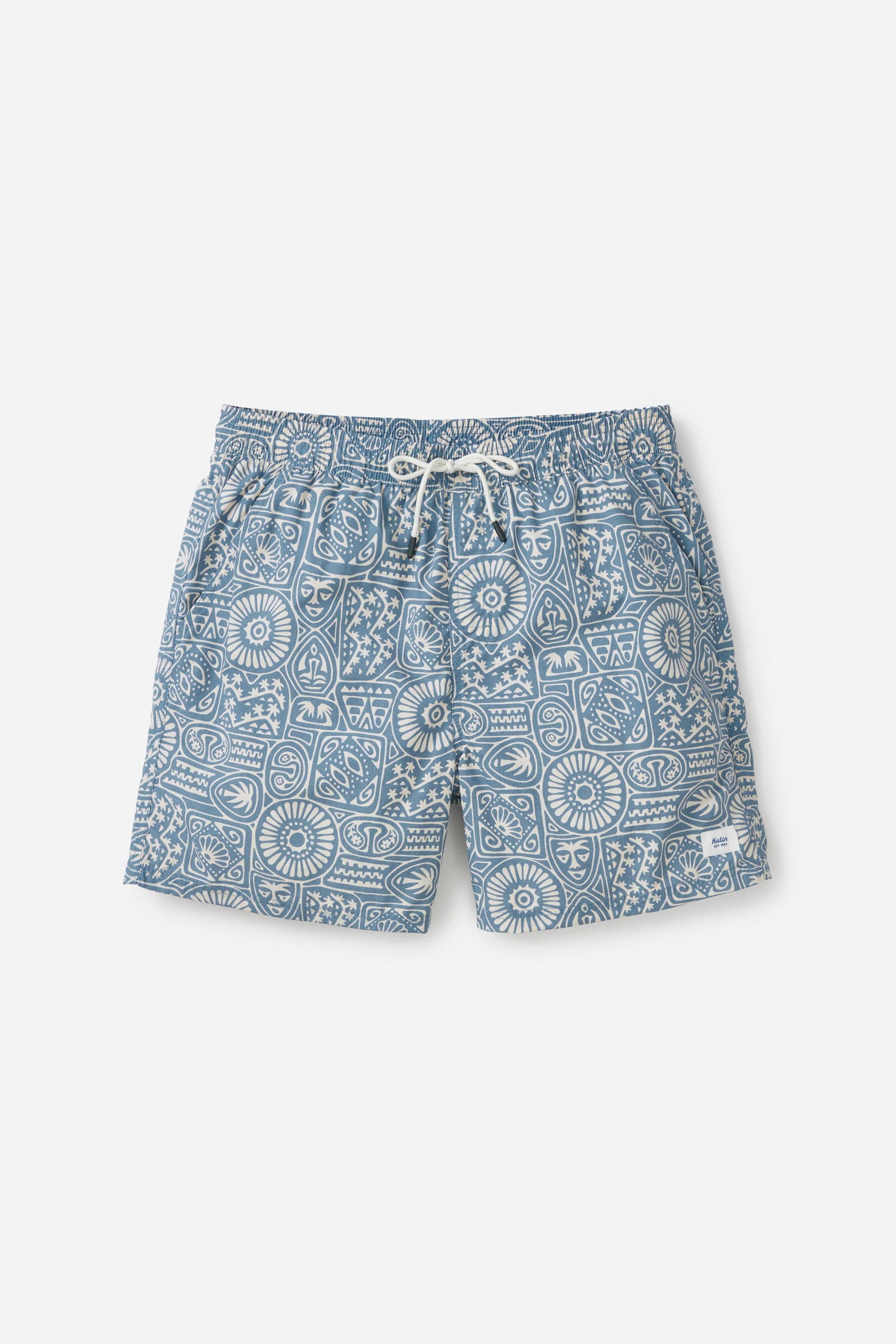 surf clothes for tropical climates-Katin Boys Castaway Volley Elastic Boardshorts