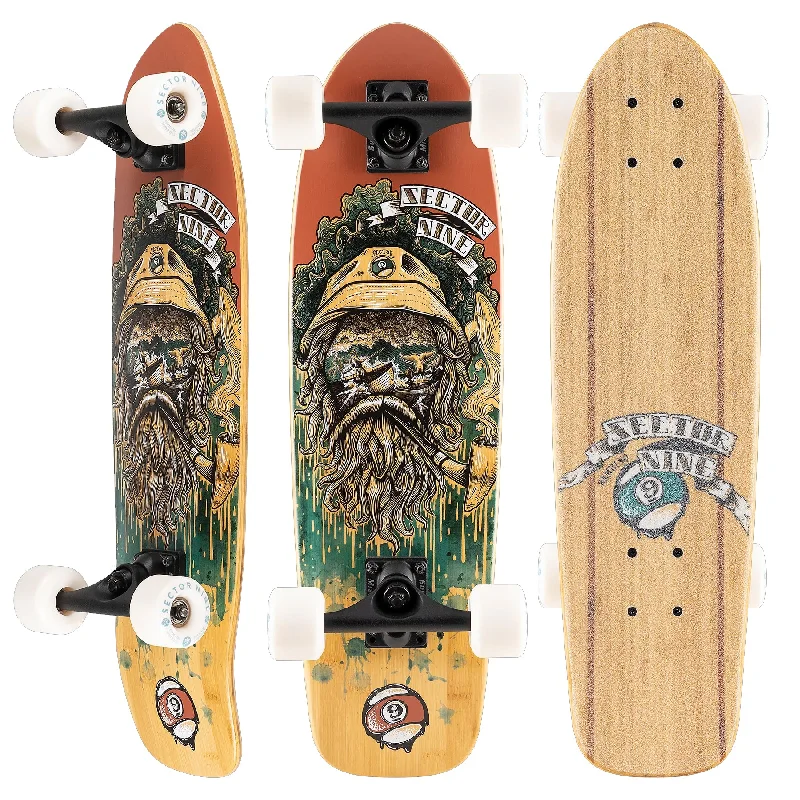 surfboards for aggressive carving-Sector 9 Bambino Skipper Complete