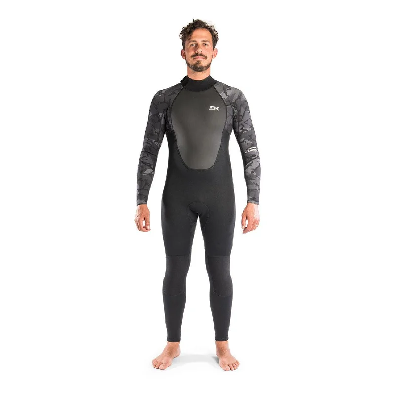 Dakine Mens Quantum Back Zip 3/2mm GBS Full Wetsuit (Black Camo / White)