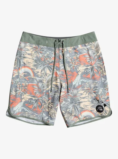 adjustable surf clothing for comfort-Quiksilver Mens Hempstretch Hawaii Board Shorts