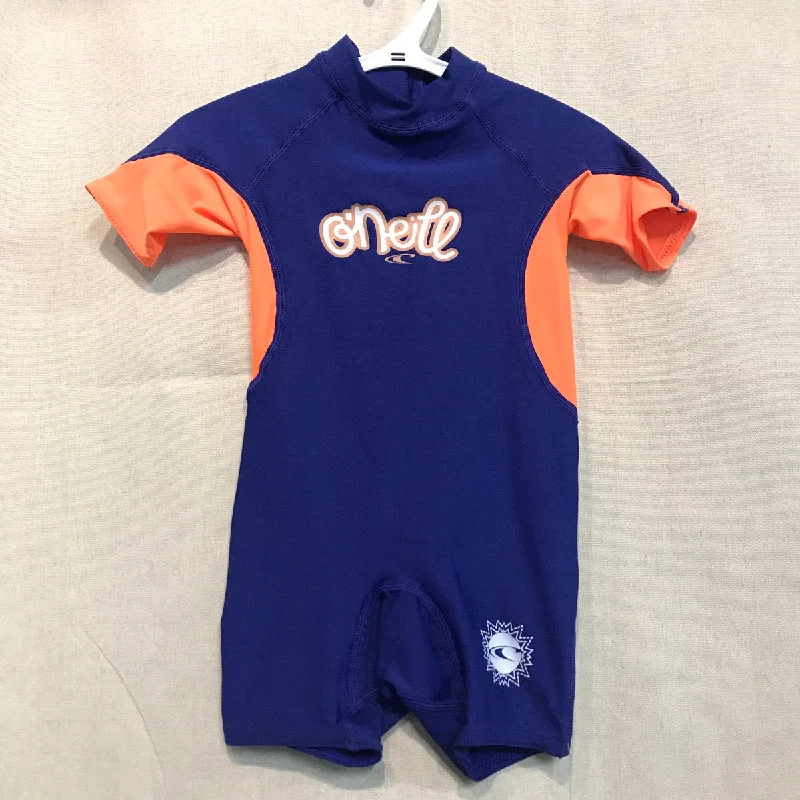 Toddler Girls Rashies O'Neill O’Zone Spring 4308G - AI4-Cobalt/Papaya/Wht