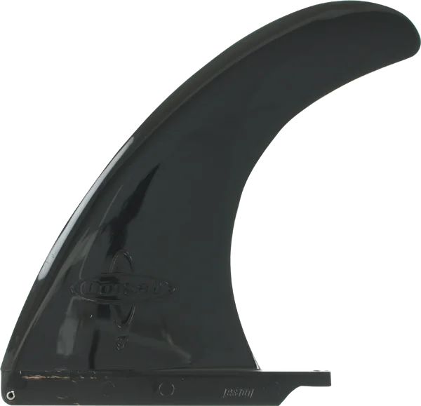 surfboard fins for maximum hold-Dorsal Longboard Signature Series Fin 9" Black Surfboard FIN  -  1 SINGLE FIN