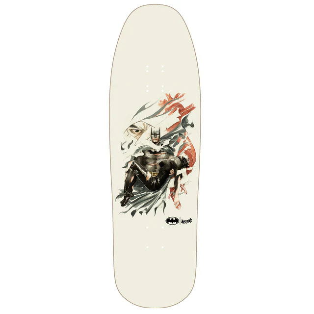 eco-friendly surfboards-Welcome x Batman Heart of Hush on Gaia Bone 9.6