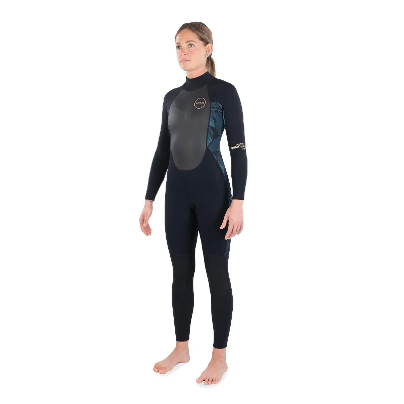 Dakine Womens Quantum Back Zip Full Suit 3/2mm (Black / Grey)