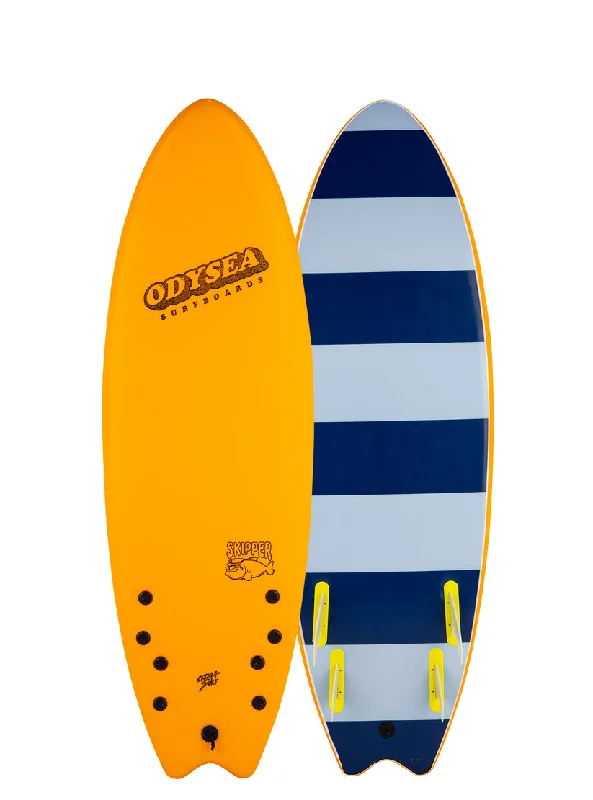 surfboards with wide nose for stability-Catch Surf Odysea Skipper Quad 5'6"-Pilsner 24