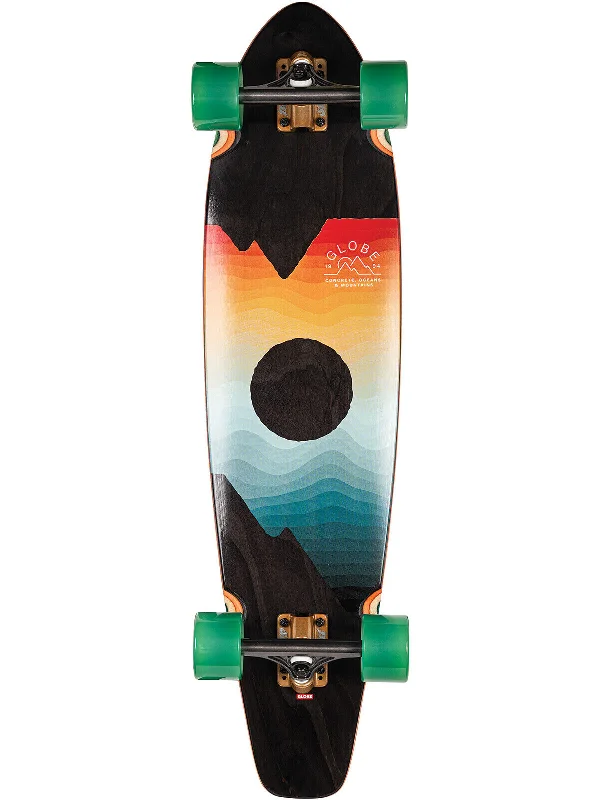 longboards for smooth paddling-Globe Arcadia Black/Chrome 36"