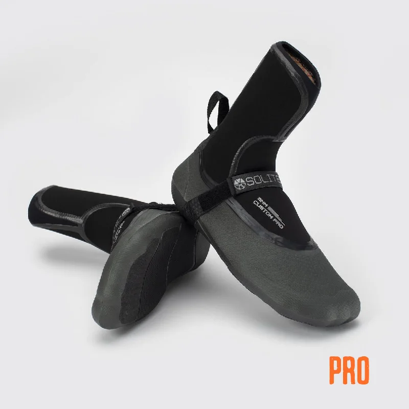 Booties 5mm SOLITE Custom Pro (Black/Gray) - Includes Heat Booster Socks