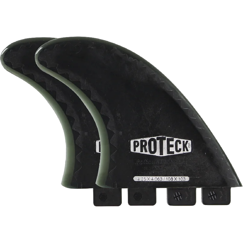 surfboard fins for better grip and hold-Proteck Perform Fcs Side 4.25 Black Surfboard FIN  -  SET OF 2PCS