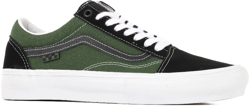 soft-top surfboards for safety-Vans Old Skool Safari Black/Green